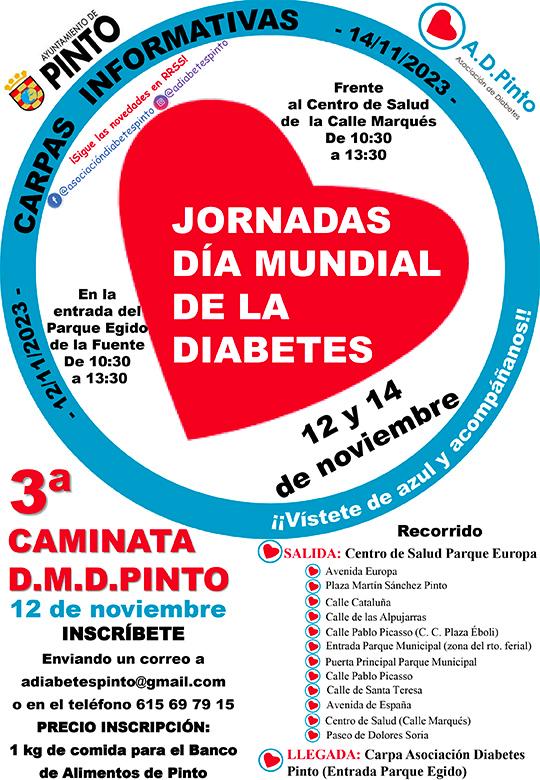 ¡CELEBRADAS! Jornadas locales en torno al Día Mundial de la Diabetes en Pinto