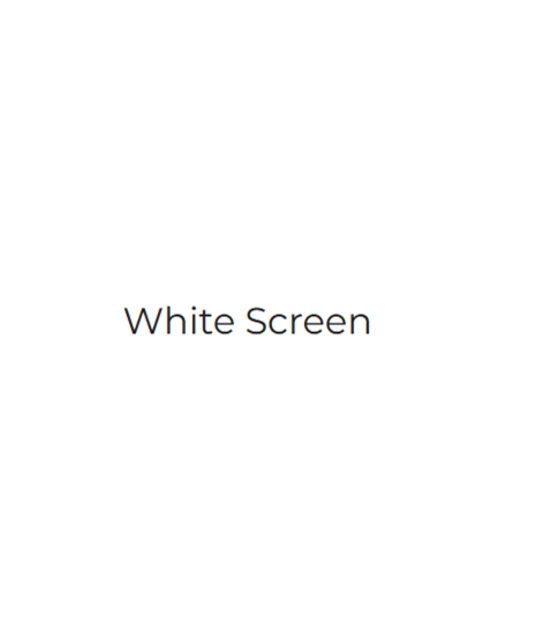 avatar White Screen